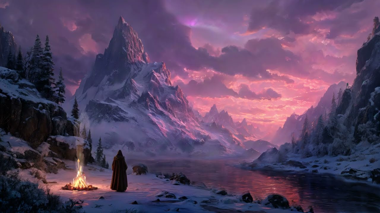 Medieval Ambient Journey — Lone Traveler in a Fantasy World