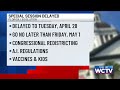 Florida redistricting special session pushed back one week