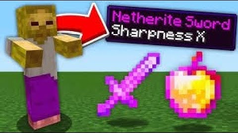 Minecraft, But Hostile Mobs Drop op items...