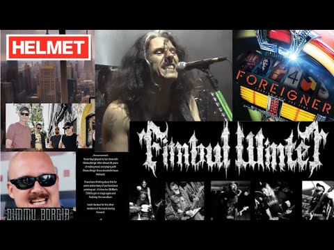 Helmet tour canceled - new Foreigner song - new Testament 2025? - new Fimbul Winter