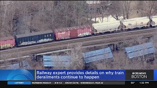 Railway safety expert on freight train derailment in Ayer