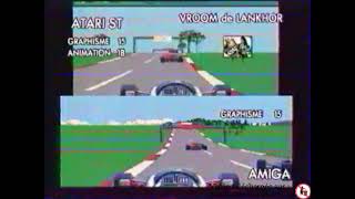 Vroom (test et comparatif des versions Amiga et Atari ST dans l'émission Micro Kid's 1992)