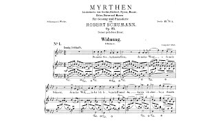 Robert Schumann - Myrthen, op. 25 [With score]