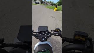Taking new Ego 56v Mini Bike out for a spin #shorts