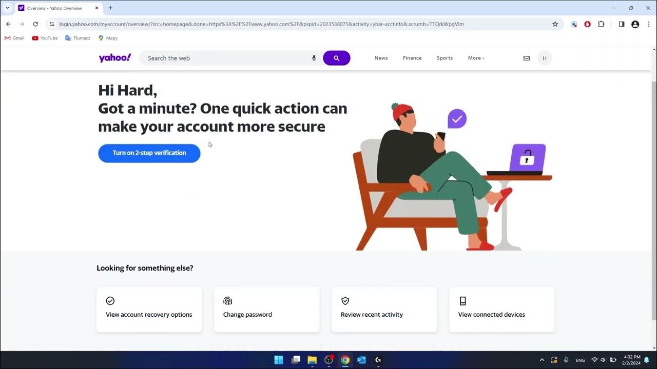 how-to-change-yahoo-password-youtube