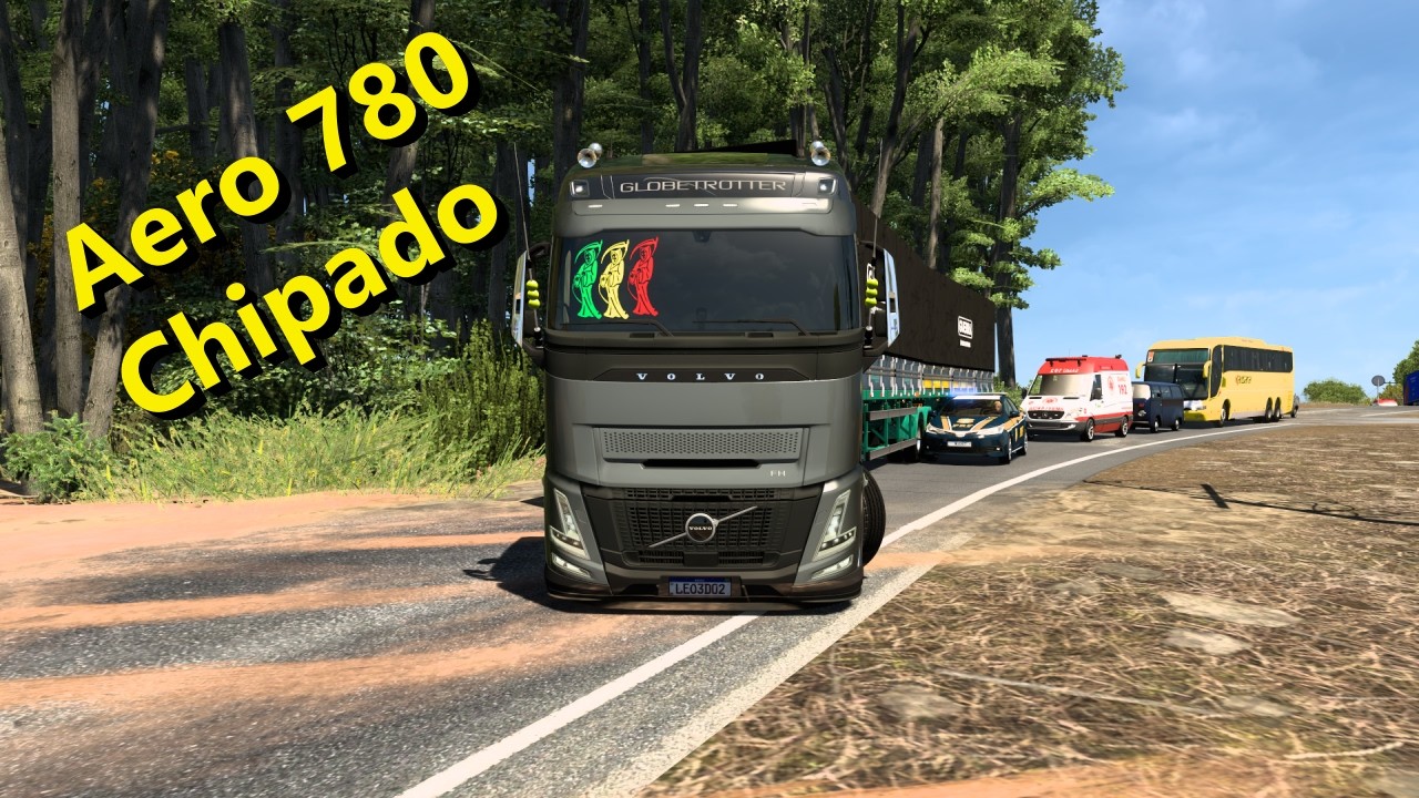 VOLVO AERO 780 PUXANDO CARGAS ALTAS ! 😱 MAPA ROTAS l ETS2 1.58