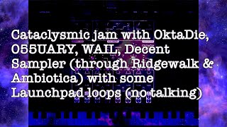 Noisy, crunchy and ambient improvisation AUM jam (no talking)