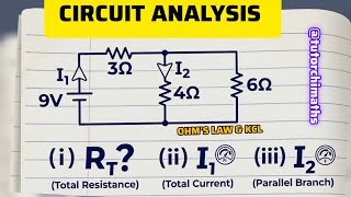 Master DC Circuits in Minutes! (Finding Total Resistance &amp; Current) #ohmslaw #physics #circuits 