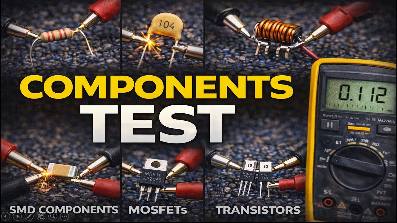 Проверка электронных компонентов: тестирование мостовых выпрямителей, индукторов, конденсаторов.....