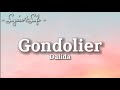 Dalida - Gondolier (Lyrics)
