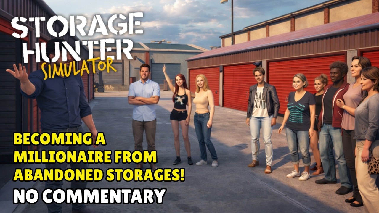 Storage Simulation Game Becoming a Millionaire from Abandoned Storages! STORAGE HUNTER ...
