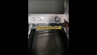 The belt broke!! Dryer repair!! #diy #ibztg #laundry #thebeltbroke