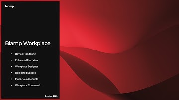 Biamp Workplace 2/6 - Enhanced Map View