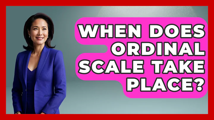 When Does Ordinal Scale Take Place? - The Friendly Statistician