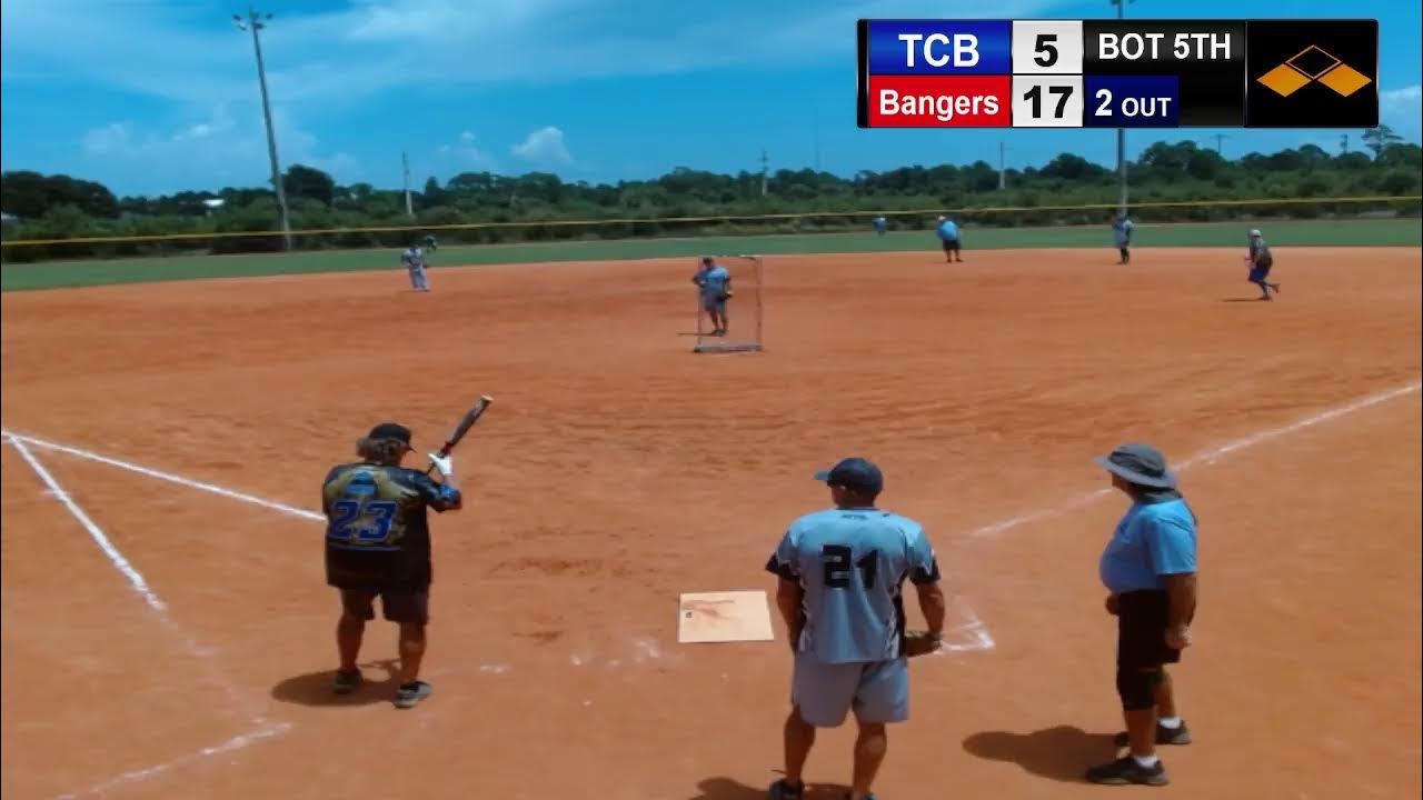 Senior Slopitch Softball Live Stream Florida Half Century 50s from