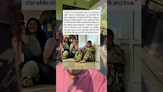 Soldier Watched His Baby Be Born Through FaceTime on a Delayed Flight