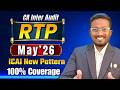 RTP May'26 Detailed Explanation | 100% Coverage | CA Inter Audit | AIR 5, 6, 32