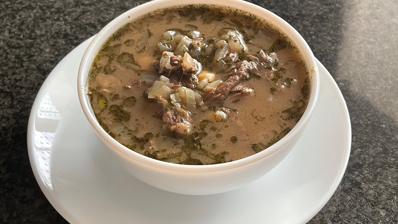 شوربة اللحم مفيدة ومغذية وطعمة مميزة😌