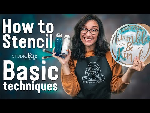 How to Use Stencils for Beginners | Tips to Stop Bleeding Under Your