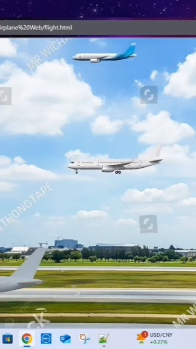 Want to Make a Realistic Airplane Animation in HTML with Minimal Code ...