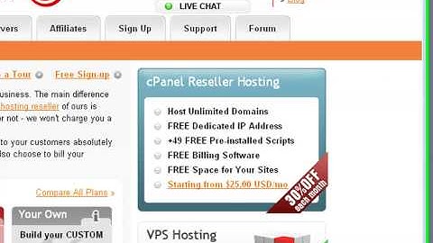 How to create multiple reseller hosting stores