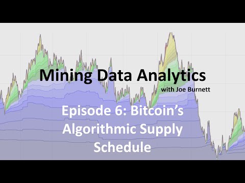 Bitcoin Mining Data Analytics: Bitcoin's Algorithmic Supply Schedule