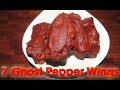 Ghost Pepper Wings SIZZLING 7 WING CHALLENGE!!