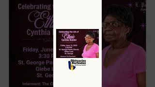 Ethnie Rudder | Funeral Service Announcement #ObituariesBB #Obituaries #bb #ObituariesBarbados