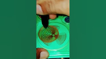 SPIROGRAPH SATISFYING ART #spirograph #spirographtutorial #shorts #short #2024 #satisfying #colors