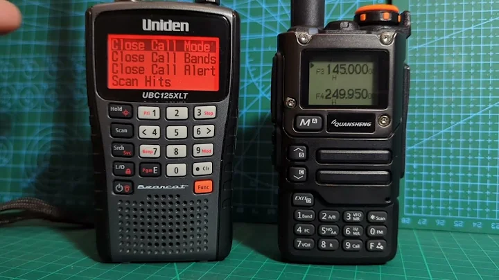UNIDEN UBC125 - XLT , Frequency Detector