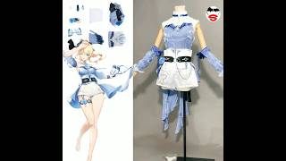 Genshin Jean Swimsuit Cosplay - Easy Dressing Tutorial #anime #game #fpy #genshinimpact #cosplay