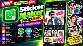 Sticker Maker Mod APK (Latest Version) 2026 | Create Custom Stickers for WhatsApp & Telegram ATGMOD screenshot 4