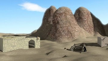 Desert scene Blender 3D