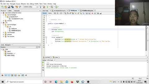 #1 Membuat program java Class Objek Atribut & Method