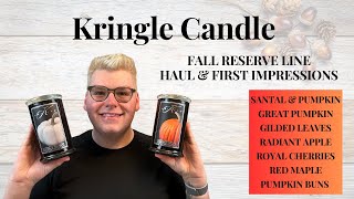 KRINGLE CANDLE FALL RESERVE LINE