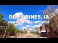 Des Moines, Iowa - Driving Tour 4K