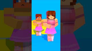JJ and Sister Dance (BUMBLE BEE) - MAIZEN Funny Animation #minecraft #shorts