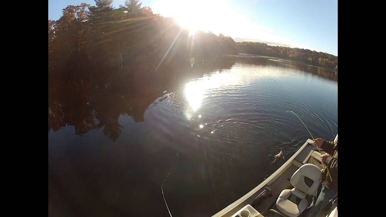 early fall largemouth bass fishing wisconsin 2012 YouTube