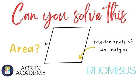 Can you solve this problem | Rhombus | What is a Rhombus | Quantitative Aptitude