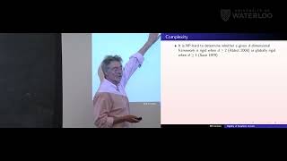 Tutte Seminar - Bill Jackson - Queen Mary University of London