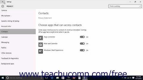 Windows 10 Tutorial Accessing the Privacy Settings Microsoft Training