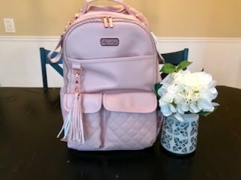 itzy ritzy boss backpack blush