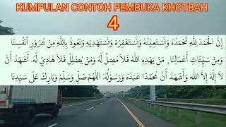 Kumpulan Contoh Pembukaan Khutbah Jumat Teks Arab