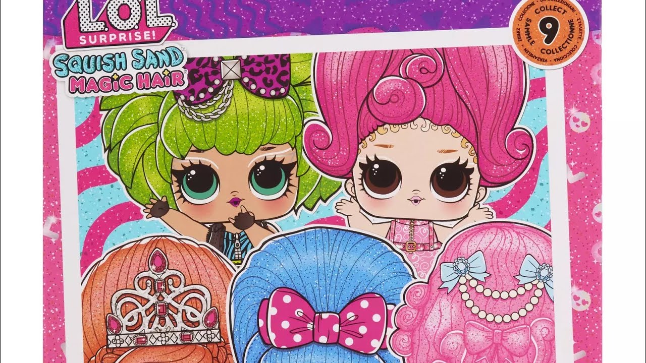 Куклы lol сюрприз!!!!SQUISH SAND MAGIC HAIR❣️Распаковочка от Алёнки😍🥰😍🥰😍🎉🎉🎉🎉👍👍👍👍👍
