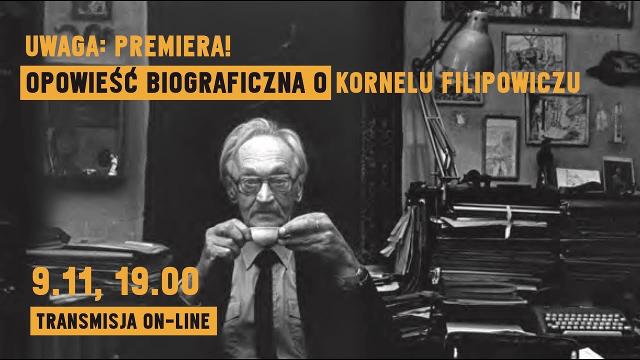 Justyna Sobolewska i Michał Nogaś na żywo z Big Book Cafe. Premiera książki o Kornelu Filipowiczu ✍️