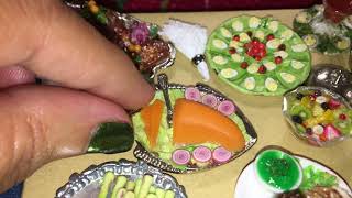 Dollhouse Miniature Food Feast EBay Wins Haul