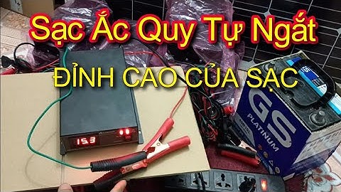 Sạc ắc quy tự động ngắt 12v, 24v sạc 24/24h không sôi bình & hỏng bình ắc quy - Shop solar