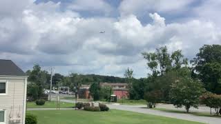 United States Air Force Boeing VC-25A bridge flyover to go land at Andrew’s afb 