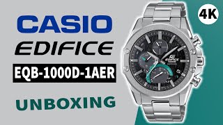 Casio Edifice EQB-1000D-1AER Unboxing 4K