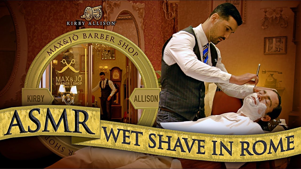 The Ultimate Italian Wet Shave & Haircut | ASMR Experience at Rome’s Finest Barber | Rome, Italy